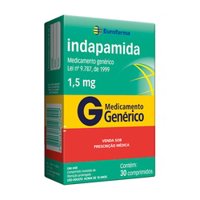 Gen Indapamida 1,5mg 30com Efg