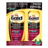 Kit Niely Gold Sh+cond.250ml Comp+fortes