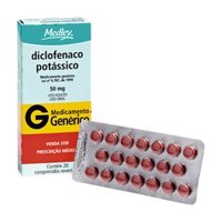 Gen Diclof.potassio 50mg 20com Medley