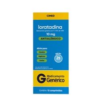 Gen Loratadina 10mg 12cp Cimed
