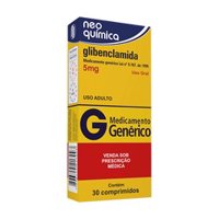 Gen Glibenclamida 5mg 30com Nq