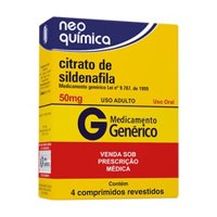 Gen Citr.sildenafila 50mg 4cp Neo