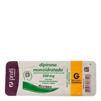 Gen Dipirona Sodica 500mg 10com Prati