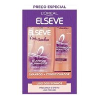 Kit Sh+cond Elseve 375+170ml Liso Sonhos