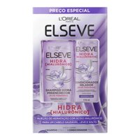 Kit Sh+cond Elseve 375+170ml Hidra Hialu